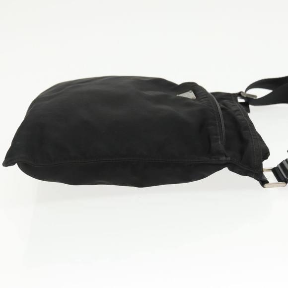 PRADA Shoulder Bag Nylon Black Silver Auth am7107 - Picture 4 of 16